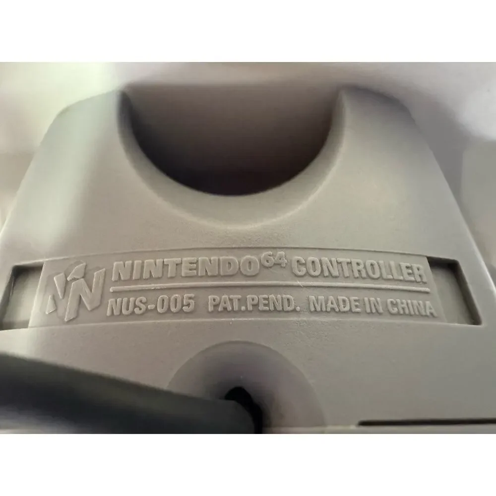 Official Nintendo 64 GRAY Controller AUTHENTIC OEM N64 Remote NUS-005